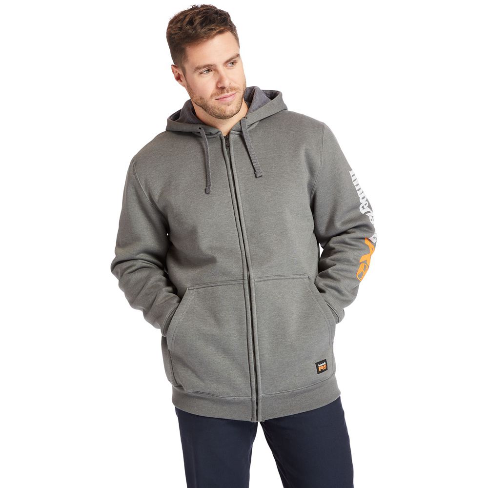 Hanorac Timberland Barbati Gri - Pro® Big & Tall Hood Honcho Full-Zip Hoodie - Romania - YKSZDN709